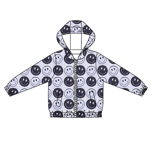 Baby boy smile face long sleeve hoodie top preorder