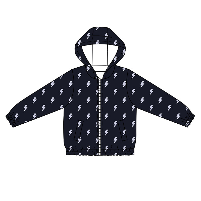kids baby flash print long sleeve hoodie top preorder