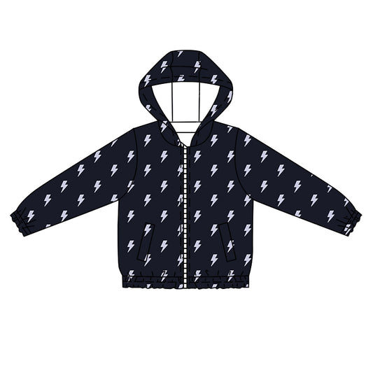 kids baby flash print long sleeve hoodie top preorder