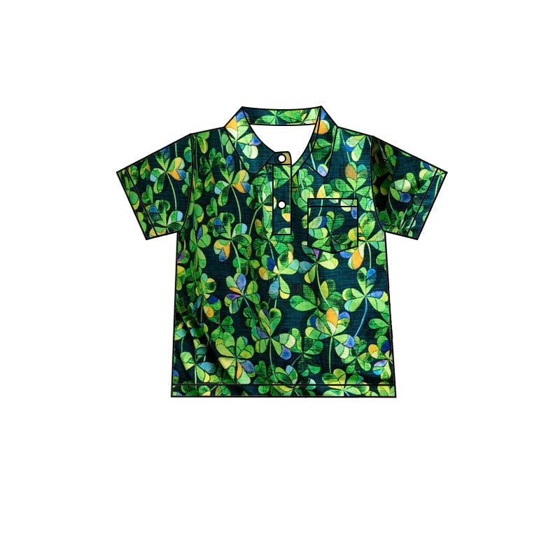 Saint Patrick's Day boys short sleeve top preorder