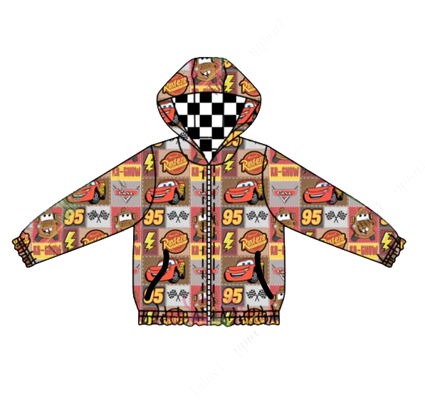 Baby boy cartoon car long sleeve top preorder