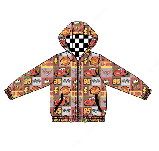 Baby boy cartoon car long sleeve top preorder