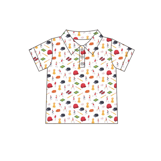 Baby boy baseball short sleeve t-shirt top preorder