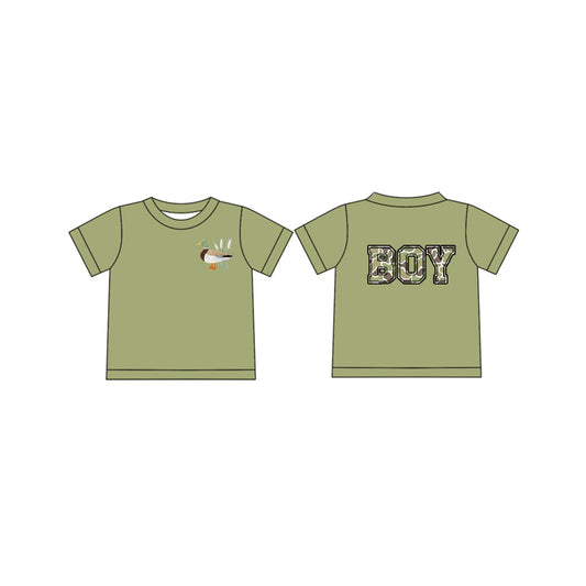 Duck camo baby boy short sleeve t-shirt top preorder