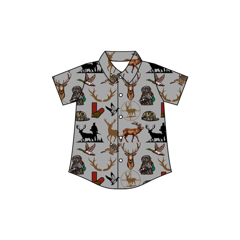 Toddle baby boy dog turkey hunting shirt preorder