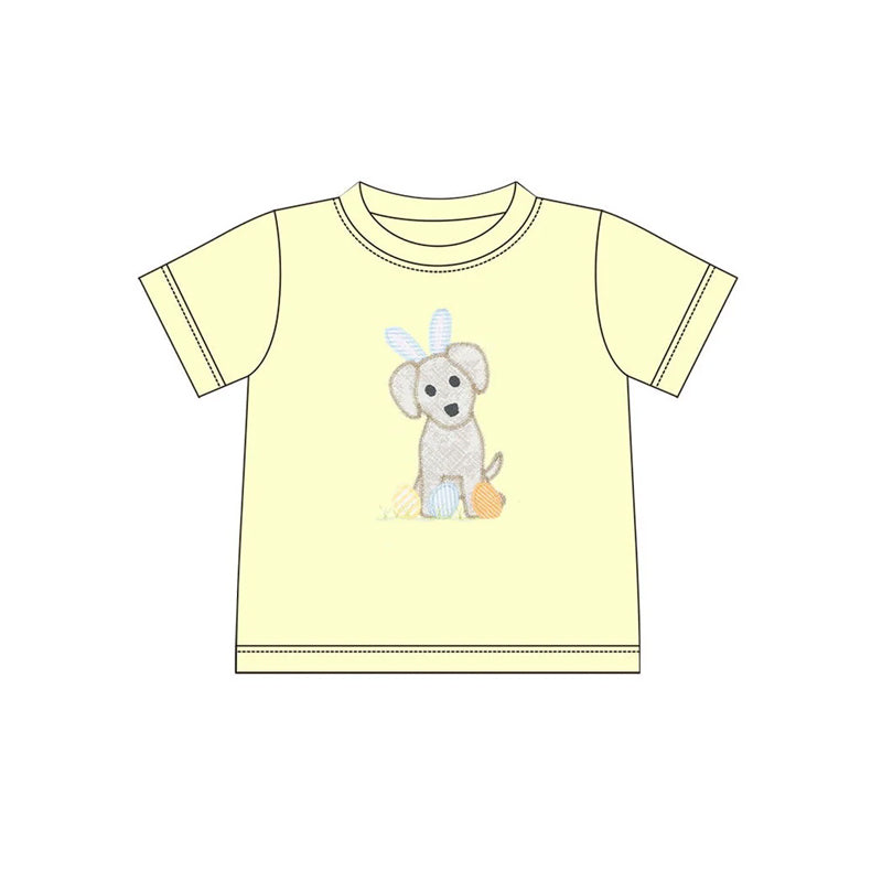 Baby boy  Easter bunny short sleeve blue t-shirt top preorder