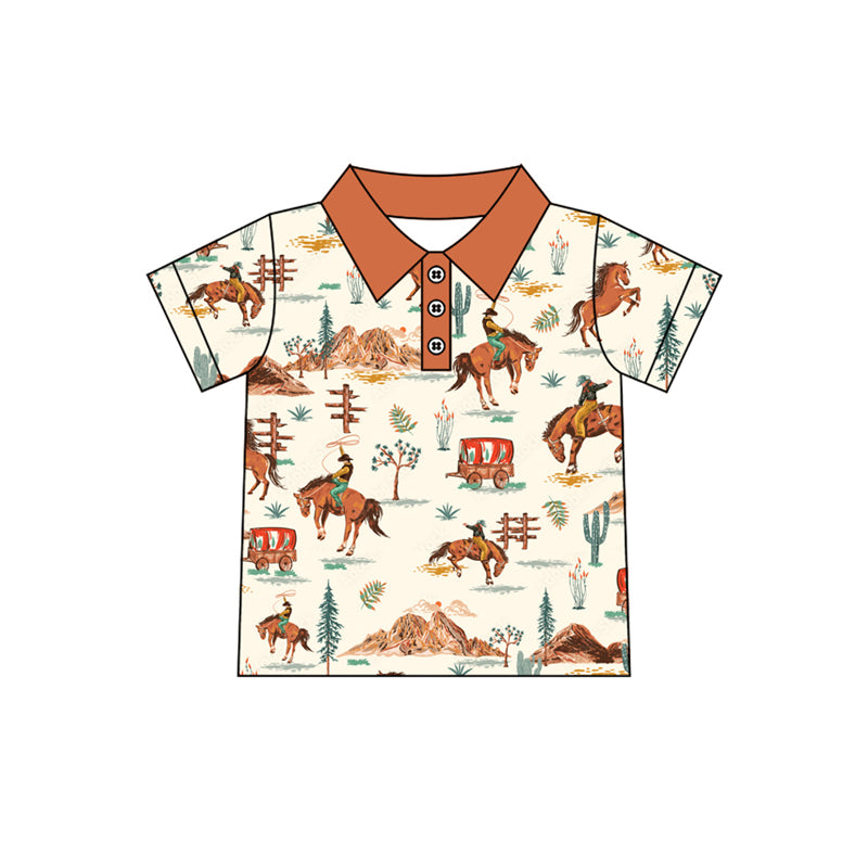 Western cowboy rodeo t-shirt top preorder
