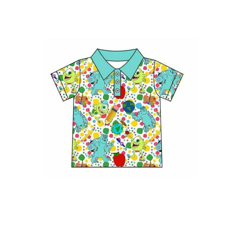 Toddle baby boy back to school pencil cartoon t-shirt top preorder