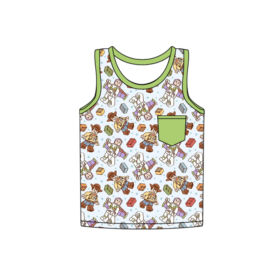 Cartoon story kids tank top shirt preorder