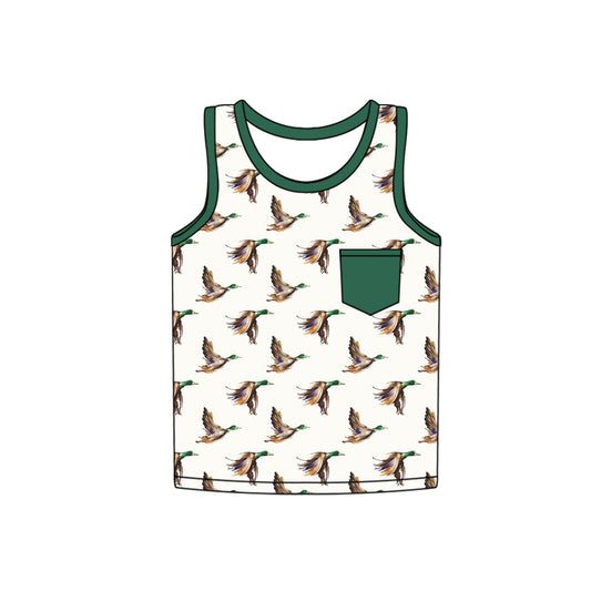 Mallard duck kids tank top shirt preorder