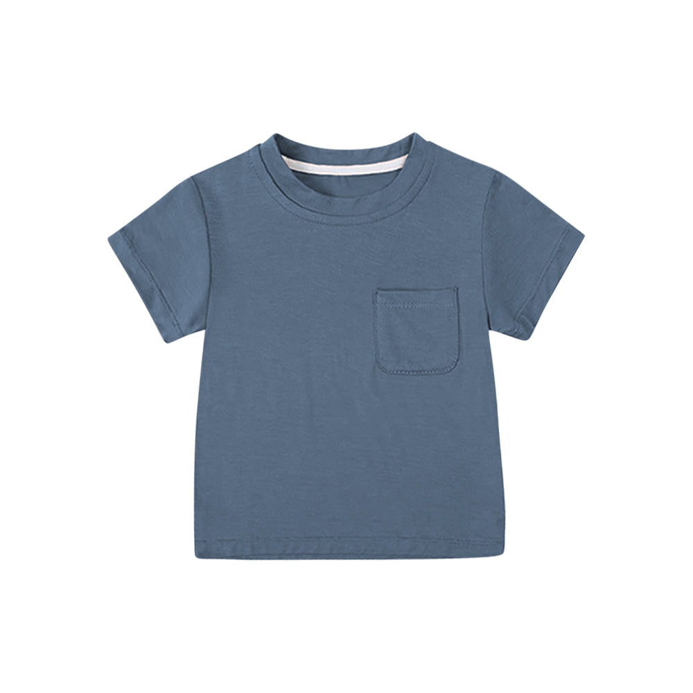 Toddle baby boy navy pocket top  preorder