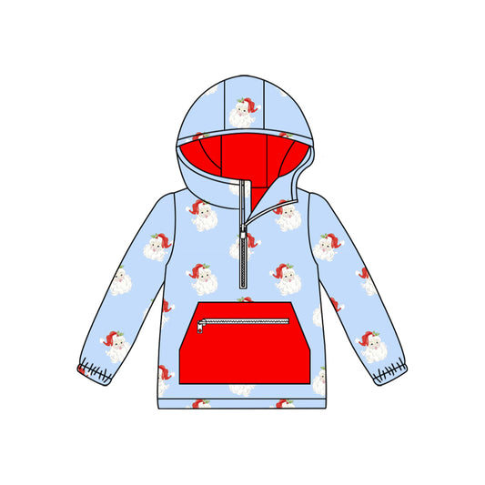 Baby boy Christmas Santa Claus hoodie Top Preorder