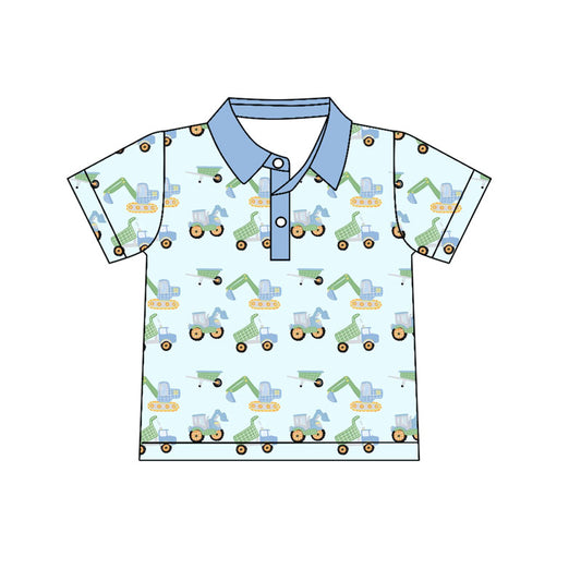 Baby boy short sleeve construction t-shirt preorder