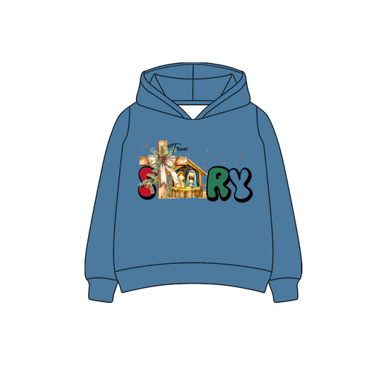 Baby boy long sleeve jesus story hoodie top preorder