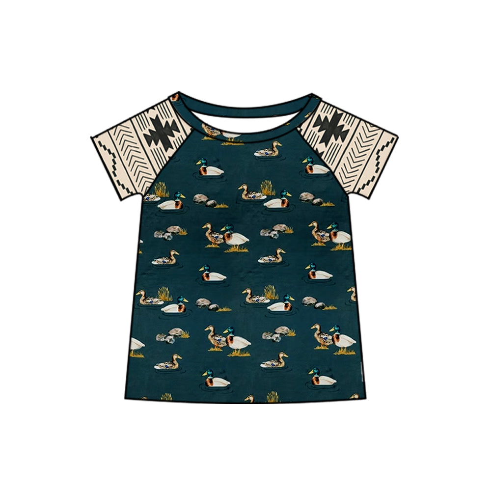 Baby boy short sleeve mallard duck top preorder