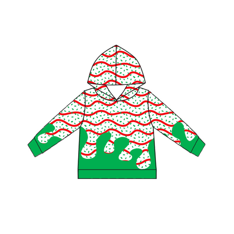 Christmas design boy long sleeve hoodie top preorder