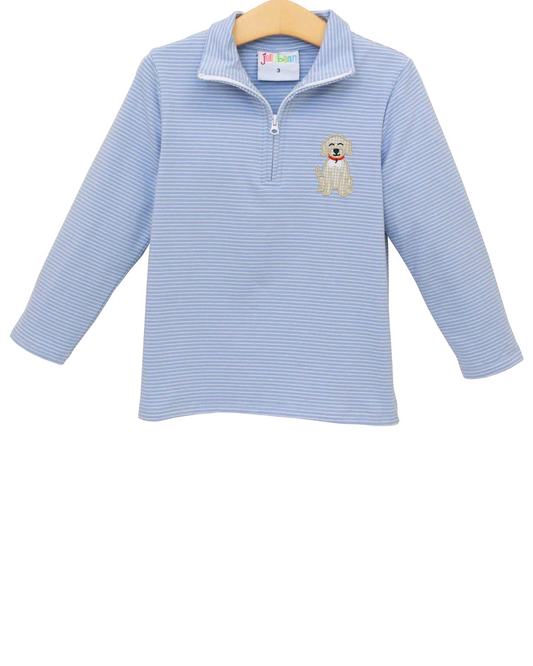 Baby boy dog design long sleeve pullover top preorder