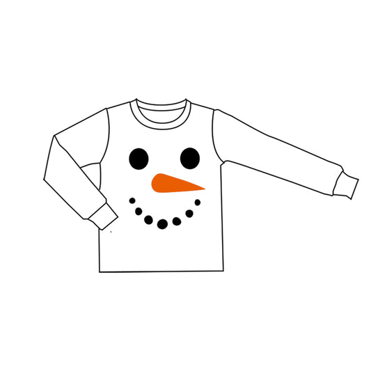 baby boy Christmas snowman t-shirt preorder