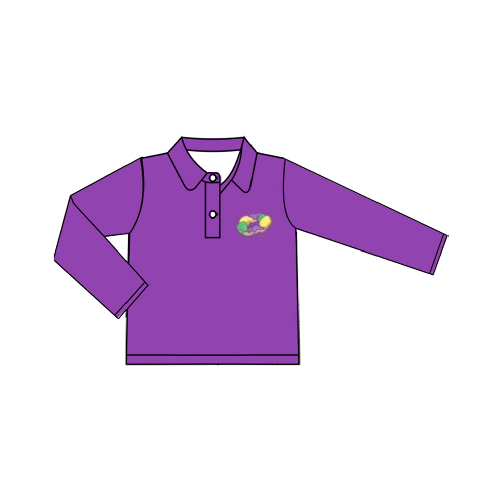 Mardi Gras kids baby boy t-shirt top preorder