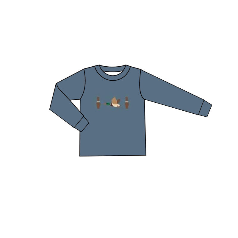 hunting season duck call kids boy long sleeve top preorder