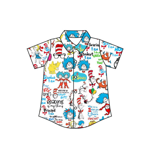 Dr doctor baby boy button shirt preorder