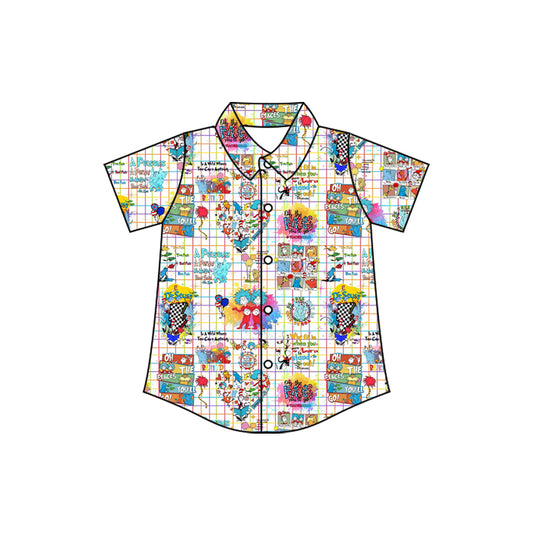 Dr doctor baby boy button shirt preorder