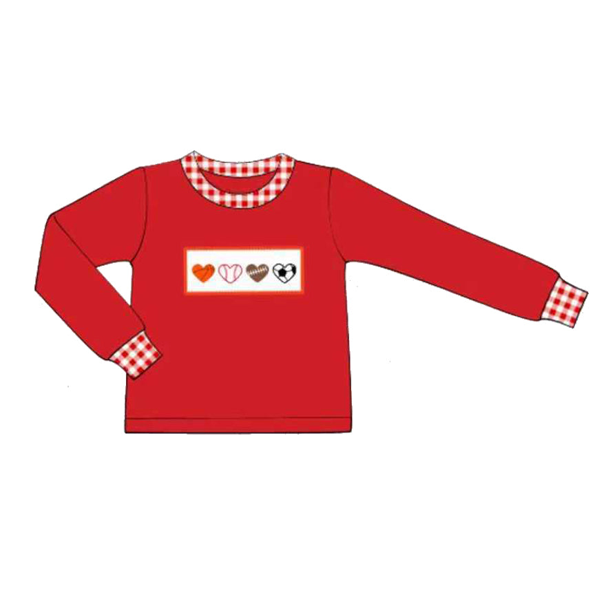Ball design print boys long sleeve top preorder