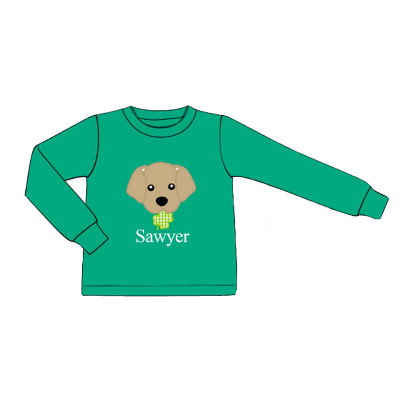 Saint Patrick's Day kids boys long sleeve top preorder