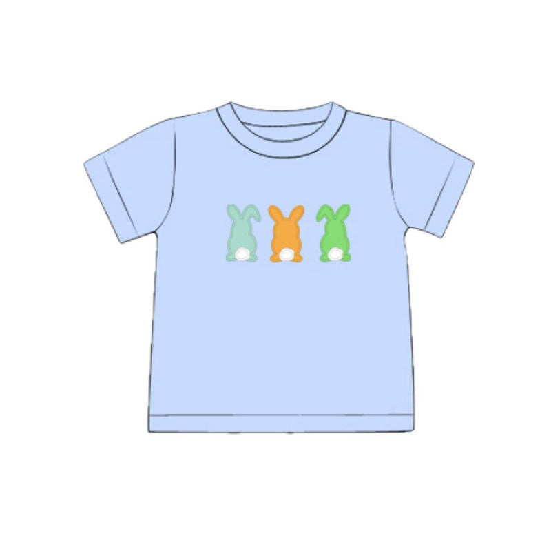 Easter bunny kids boys short sleeve top preorder