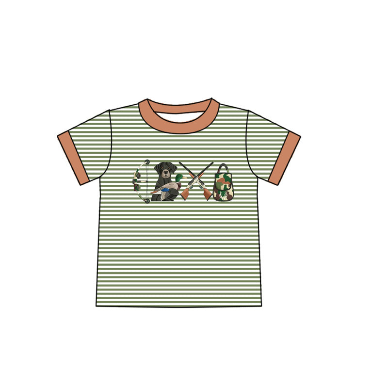 Duck dog hunting season boy short sleeve t-shirt top preorder
