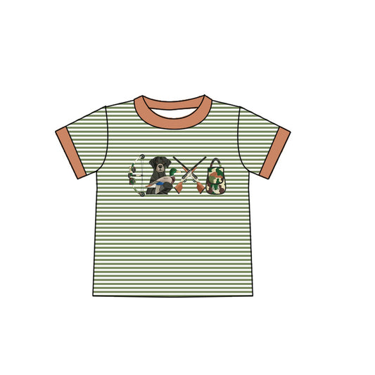 Duck dog hunting season boy short sleeve t-shirt top preorder