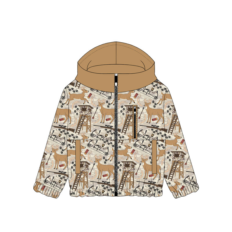 Deer design hunting season boy hoodie top preorder