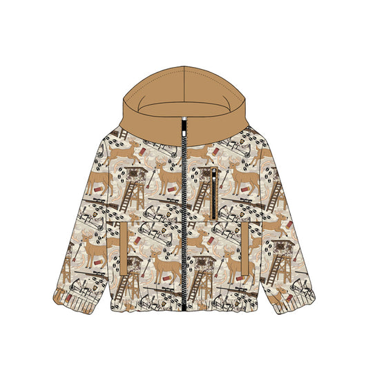 Deer design hunting season boy hoodie top preorder