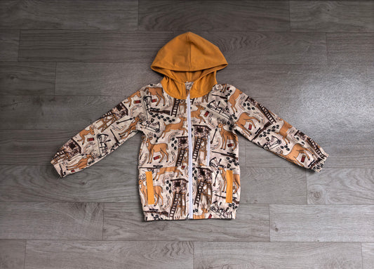 Deer design hunting season boy hoodie top preorder