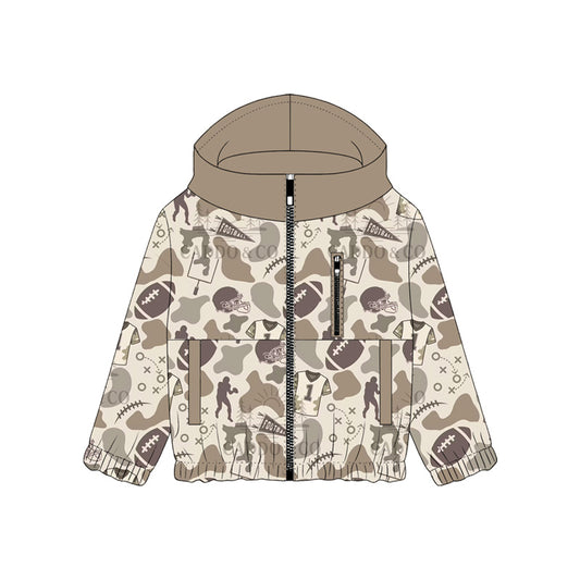 Football game day boy hoodie top preorder