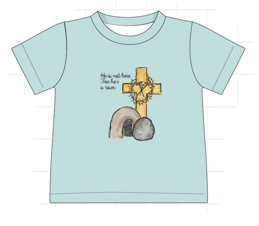 Easter cross boy short sleeve  t-shirt top preorder