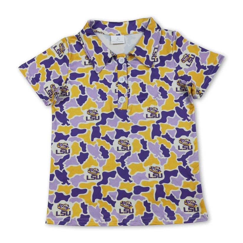 LSU team top matching outfit girl collegiate outfit