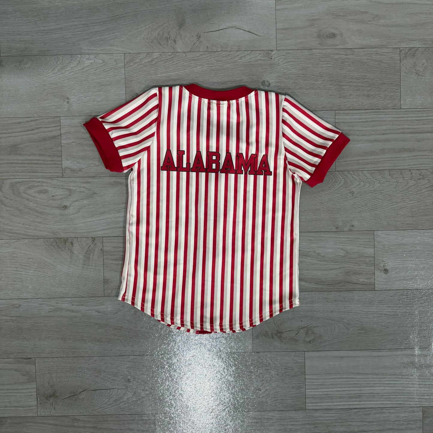 Alabama print boy short sleeve top preorder
