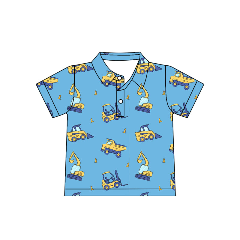 Forklift design short sleeve pullover top preorder