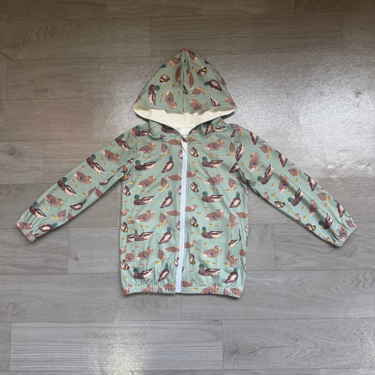 Mallard duck kids boy long sleeve hoodie top preorder