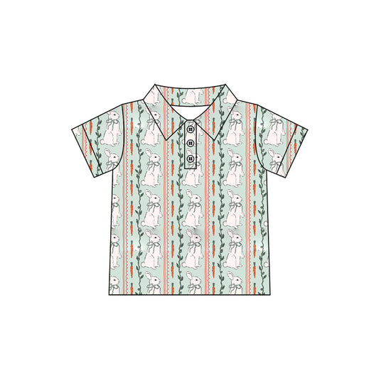 Easter bunny print boys short sleeve t-shirt preorder