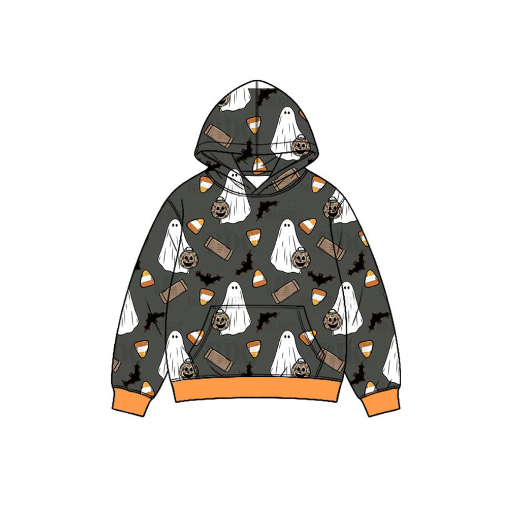 Halloween ghost kids girls long sleeve hoodie top preorder