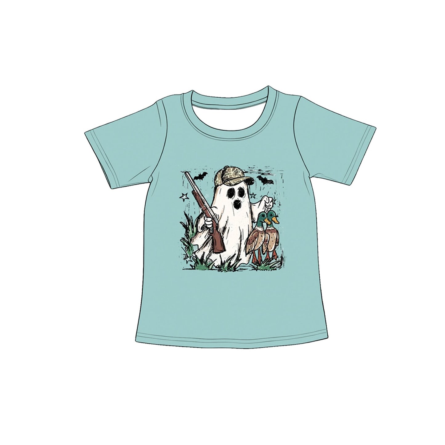 Halloween skull kids short sleeve top preorder