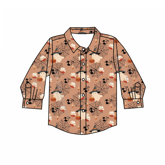 Halloween ghost kids long sleve t-shirt preorder