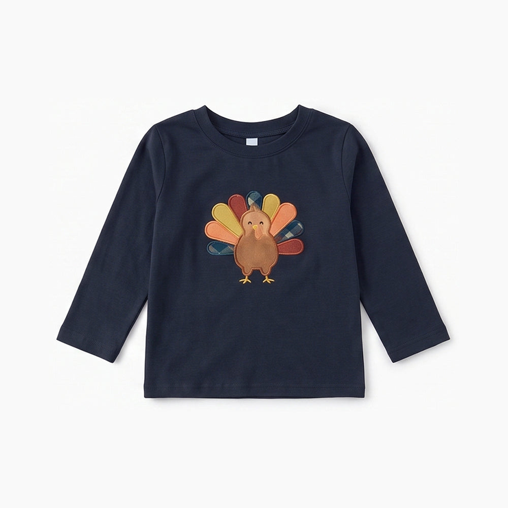 Thanksgiving turkey boy long sleeve top preorder