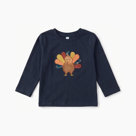 Thanksgiving turkey boy long sleeve top preorder