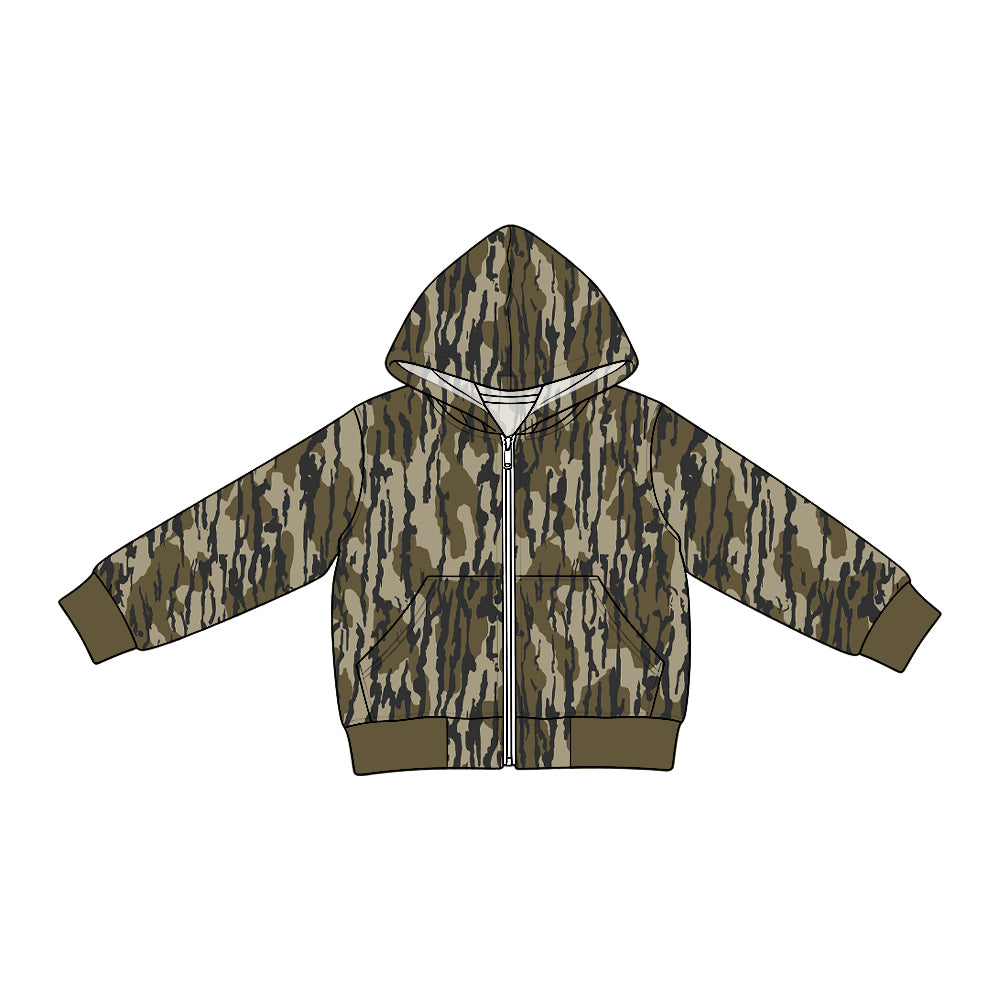 Camo print baby boy long sleeve jeans hoodie top preorder