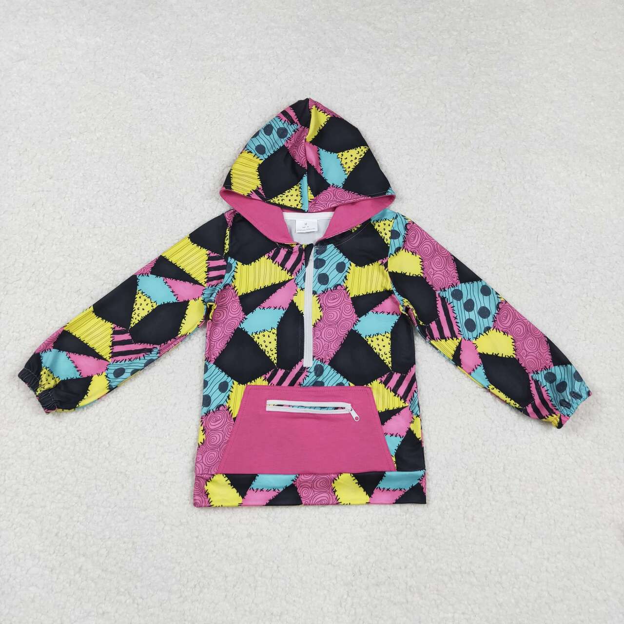 Baby girl Halloween design long sleeve hoodie top