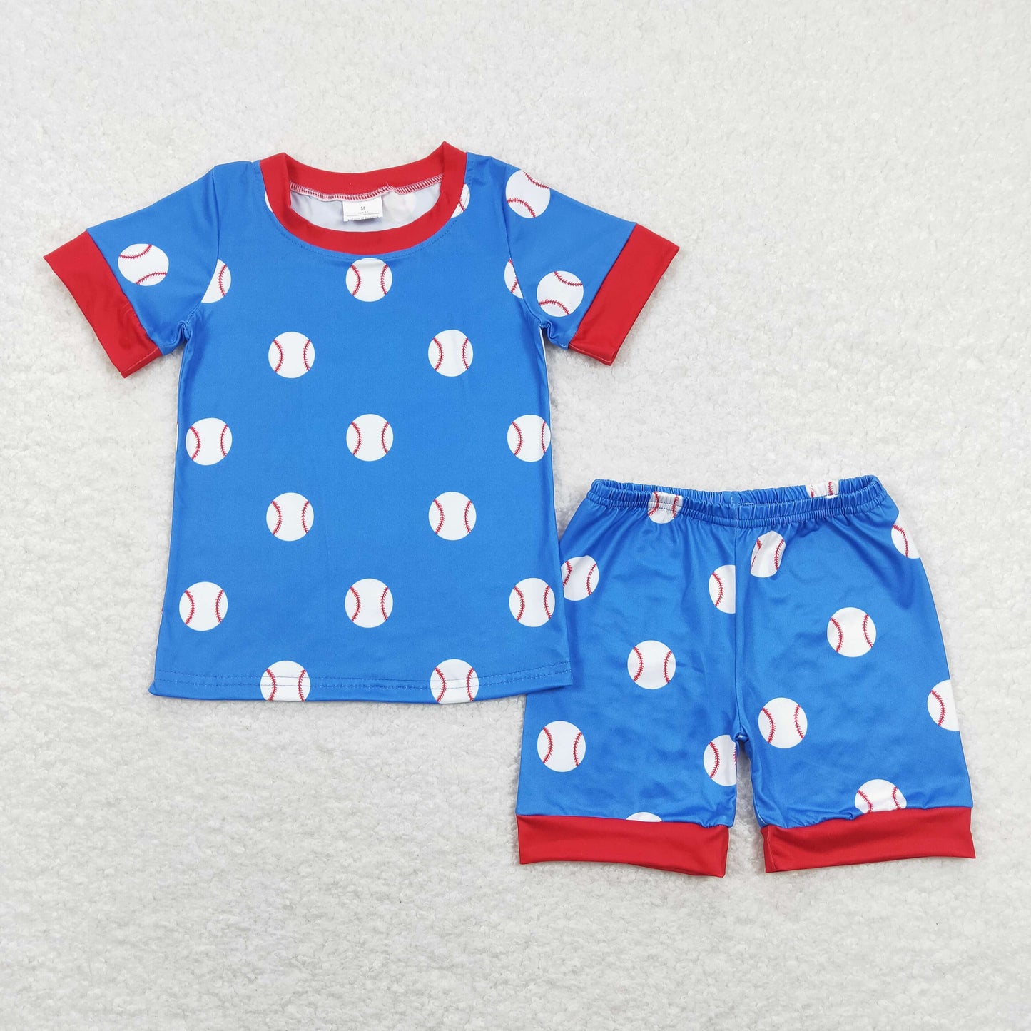 baby boy short sleeve baseball outfit