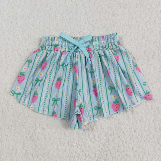 Toddle baby girls strawberry shorts